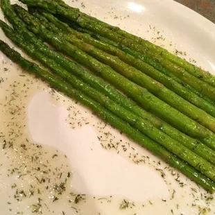 Lemon dill asparagus