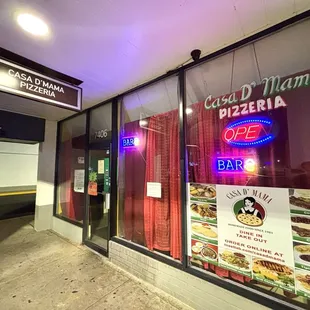 Main entrance! Small but with a punch! Food is pretty good!  Photo by HMS