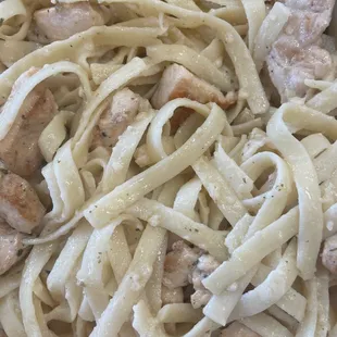 Fettuccini Alfredo with chicken