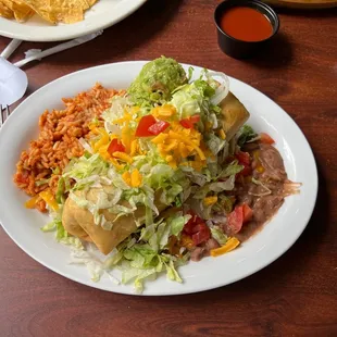 Chunky Beef Chimichanga