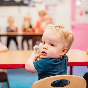 Taking a snack break.