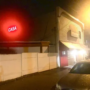 Side of the building!