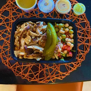 chicken shawarma plate