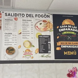 Stews, soups, sides, and daily menu