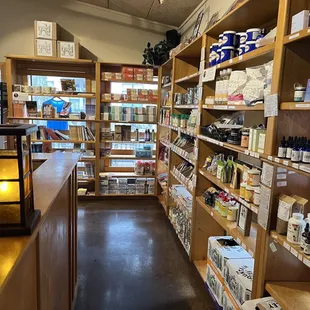 the inside of a store