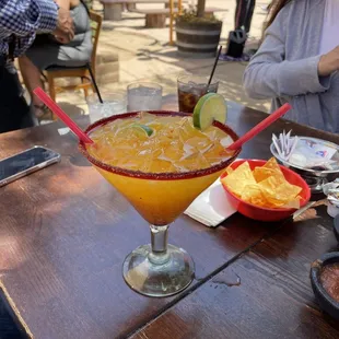 Spicy mango margarita