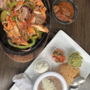 Delicious chicken fajitas!