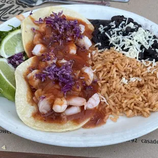 -Concha's Shrimp Taco