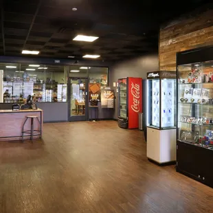 the inside of a store