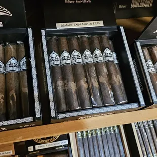 cigars on display