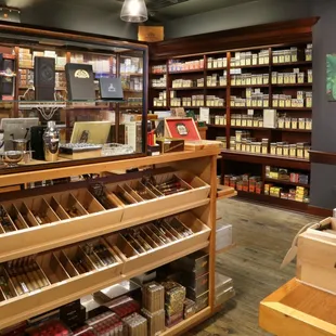 a cigar shop