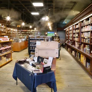 the inside of a store