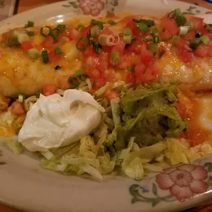 Burritos are great and big