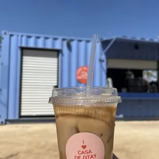 Iced Honey Lavender Latte
