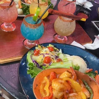 Camarones Rancheros Plate