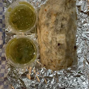 Carne asada burrito