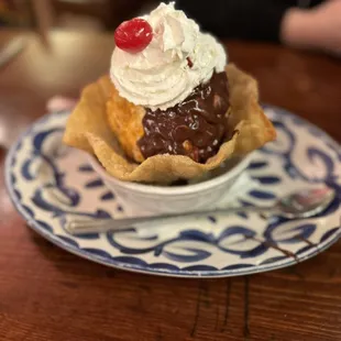 Fried ice cream