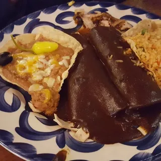 Chicken Mole Enchiladas