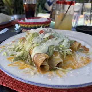 Chicken Rolled Tacos