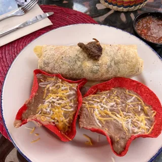 Machaca Burrito with Scrambled Egg