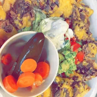 Brisket nachos