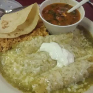 Enchiladas Verdes