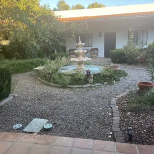 Very secure courtyard garden.  Very nice