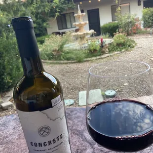 Sitting outside our room