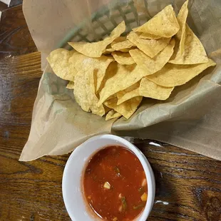 Chips and amazing salsa!