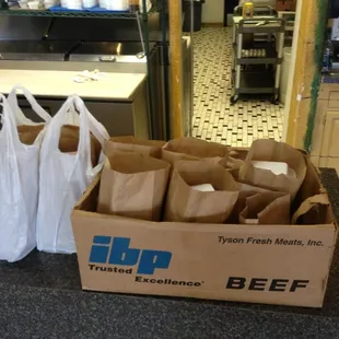 Meals for 15 hungry guys!