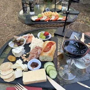 Charcuterie and Caprese!