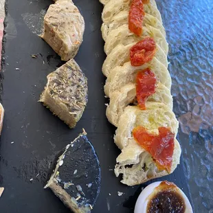 Vegan cheese board - delish