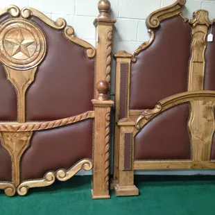 Headboard with footboards