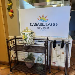 he entrance to the restaurant