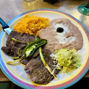 Carne Asada Plate