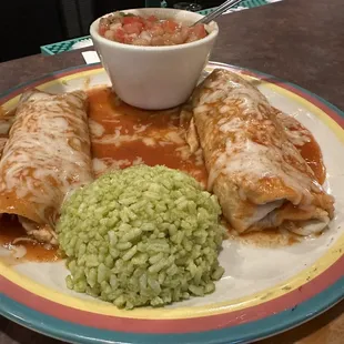 Verde Chicken Enchiladas