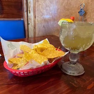 Margarita &amp; chips!