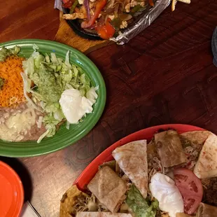 #64 and chicken fajitas