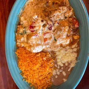 Pollo con creama
