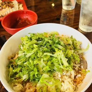 Chicken Burrito Bowl.