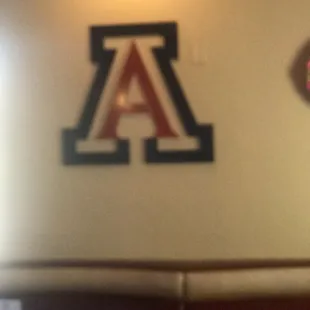 a wall with a clock on it