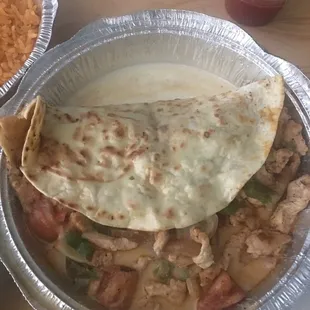 41. Quesadilla de Fajitas