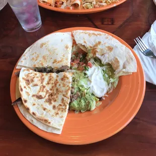 This place puts the supreme in Quesadilla Supreme! Very tasty