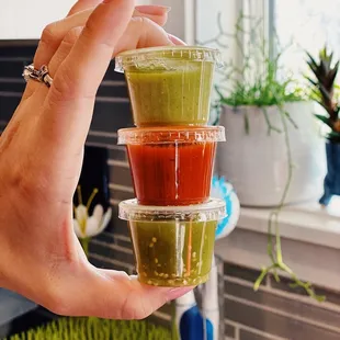 Their house sauces !!