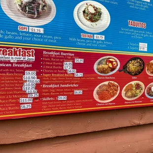 Breakfast Menu