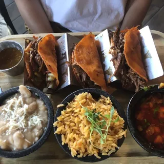3 Birria Tacos