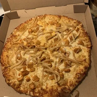 Buffalo chicken pizza