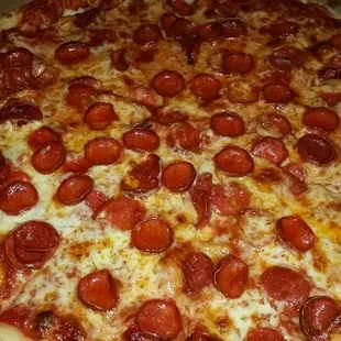 Pepperoni pizza