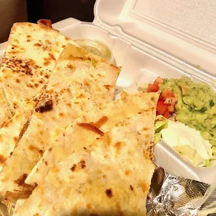 Quesadilla - Carnitas With Guacamole on the side