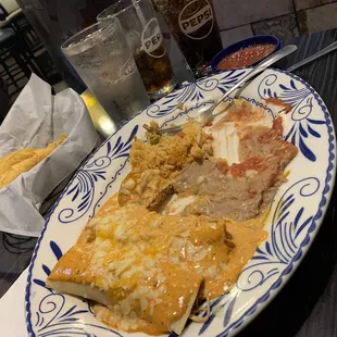 Chipotle Chicken Enchiladas